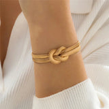 Elena | Adjustable & Rotatable Thick Snake Chain Bracelet