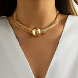 Linora | Multi-layer box chain necklace