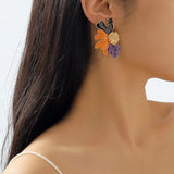 Sophie | Large petal irregular stud earring