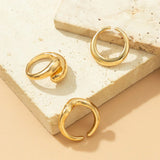 Elena | 3-piece vintage snake ring set