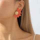 Sophie | Large petal irregular stud earring