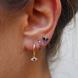 Linora | Blue earring set with evil eye