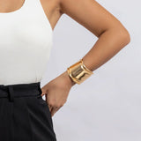 Zara | Irregular wide open bracelets